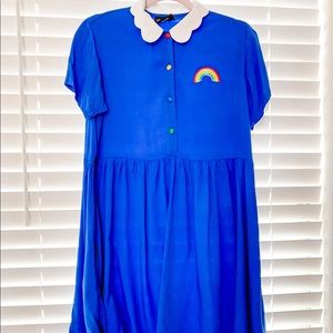 Lazy oaf rainbow dress size Small